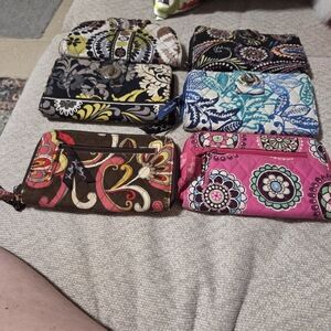 Vera Bradley Multicolor Clutch and Wristlet Collection